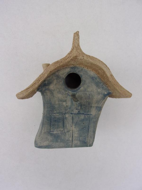 Vogelhuisje nr.3451. "Vierkant boldak" &euro;.100.-