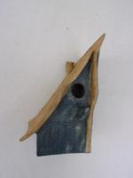 Vogelhuisje nr.3409. "Vierkant schuin dak" &euro;.100.-