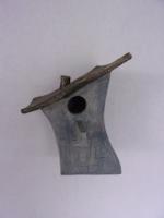 Vogelhuisje nr.3433. "Vierkant platdak" &euro;.100.-