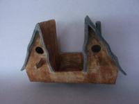 Vogelhuisje nr.3439. Scheefdak tweeling me tuintje &euro;.220.-