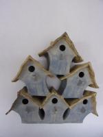 Vogelhuisje nr.3122. "Puntdak zesling" &euro;.500.-